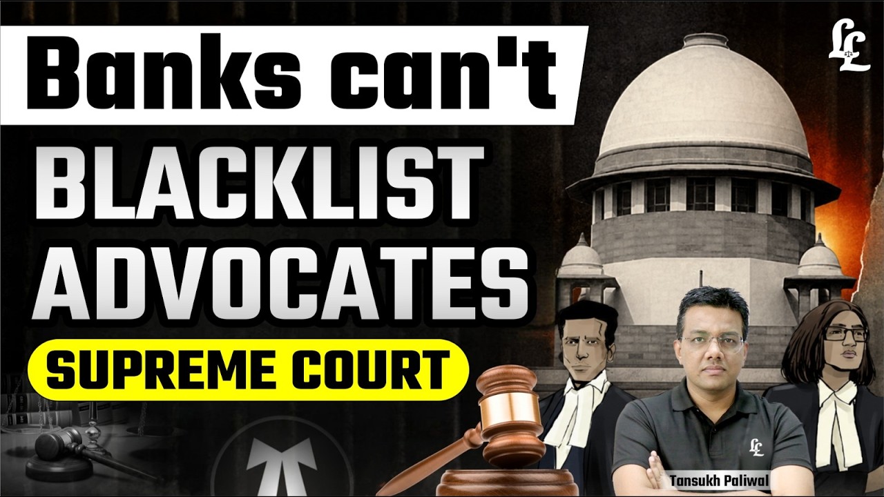 Advocate Update:Banks Are Blacklisting Lawyers!! Linking Laws
