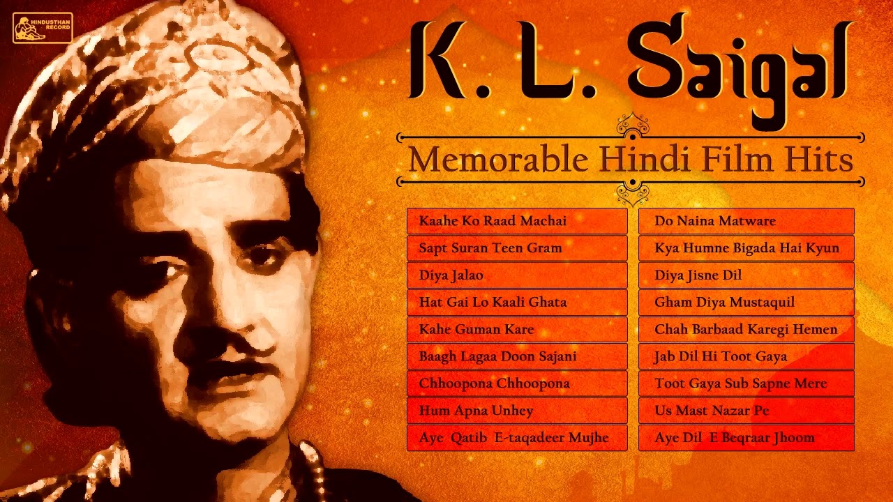 Best Of K.L. Saigal | Old Hindi Film Songs | Kundan Lal Saigal Songs | Shahjehan | Tansen