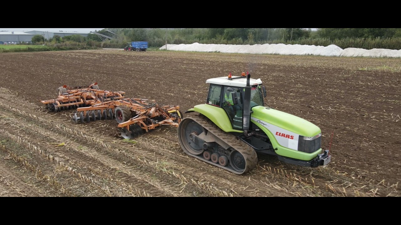 Claas 55 challenger & Simba tillage train