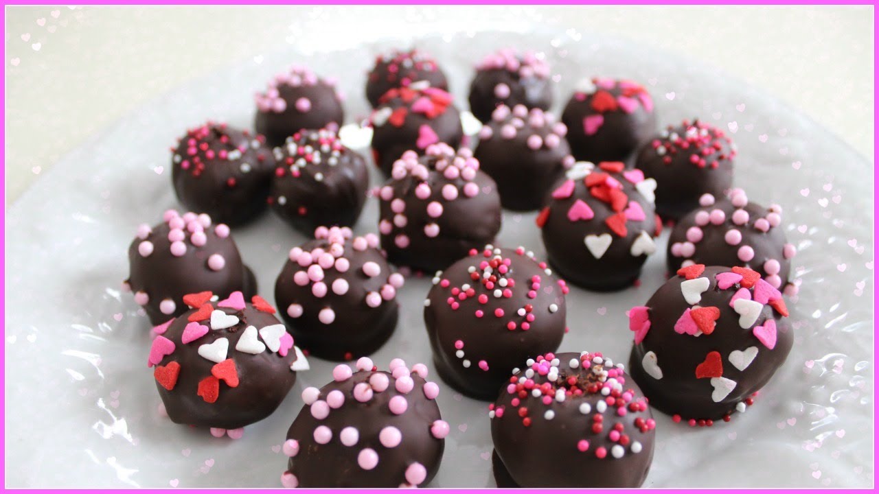 DIY Valentine's Day Treats - How To Make Truffles - Quick & Easy