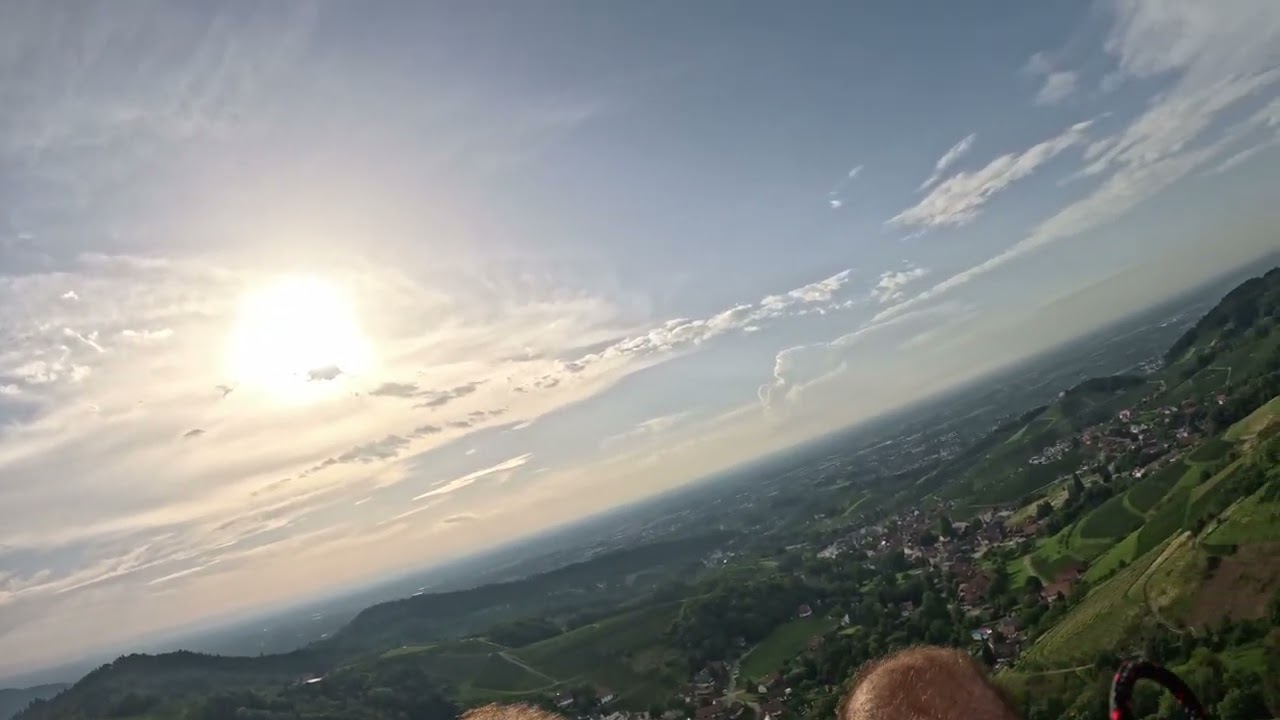 Gleitschirmfliegen in Sasbachwalden (Abgleiter)