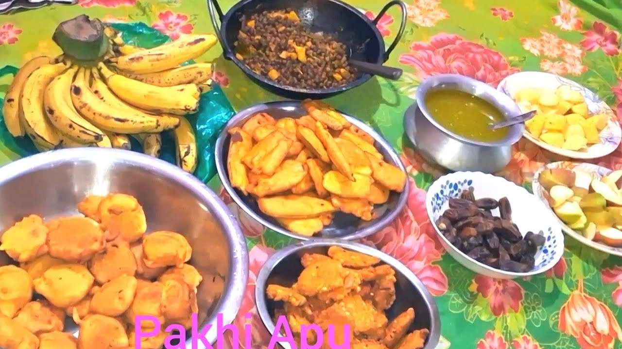 🌙ঘরোয়া মসলা দিয়ে সামান্য কিছু ইফতার করলাম সবার জন্য। 