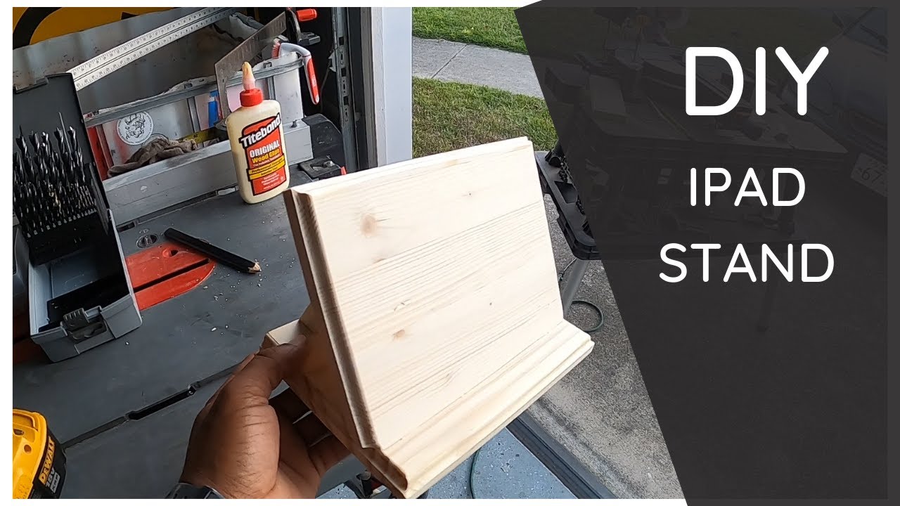 IPAD STAND MADE OUT OF WOOD