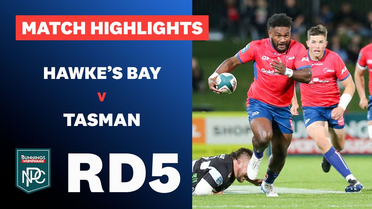 EPIC RANFURLY SHIELD CHALLENGE: Hawke's Bay v Tasman (Bunnings NPC 2024)