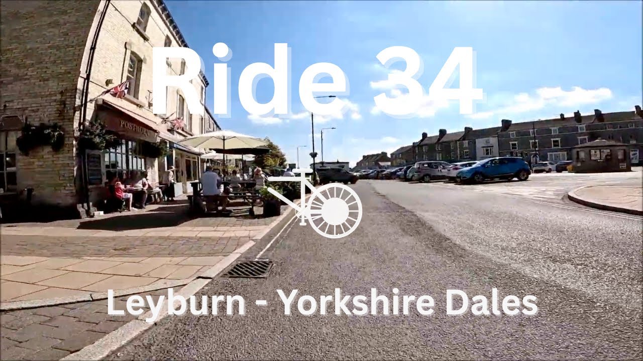 Indoor Cycling Video – Leyburn Bike Ride | Yorkshire Dales AONB | Ride 34 •