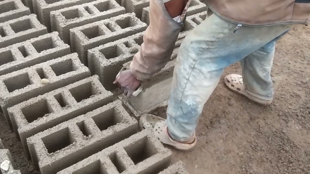 HOME MADE HOLLOW BLOCKS part 2