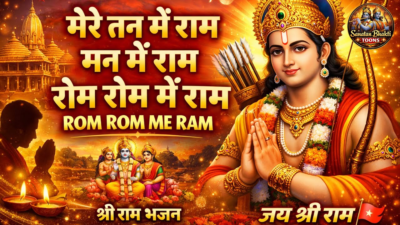 Mere Tan Me Ram Man Me Ram | Rom Rom Me Ram | Shri Ram Bhajan | Ram Bhakti Song