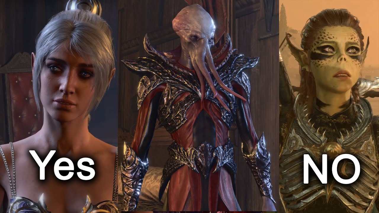 Baldur's Gate 3: Какие спутники будут заводить роман с Истязателем разума? (Все концовки Истязате...