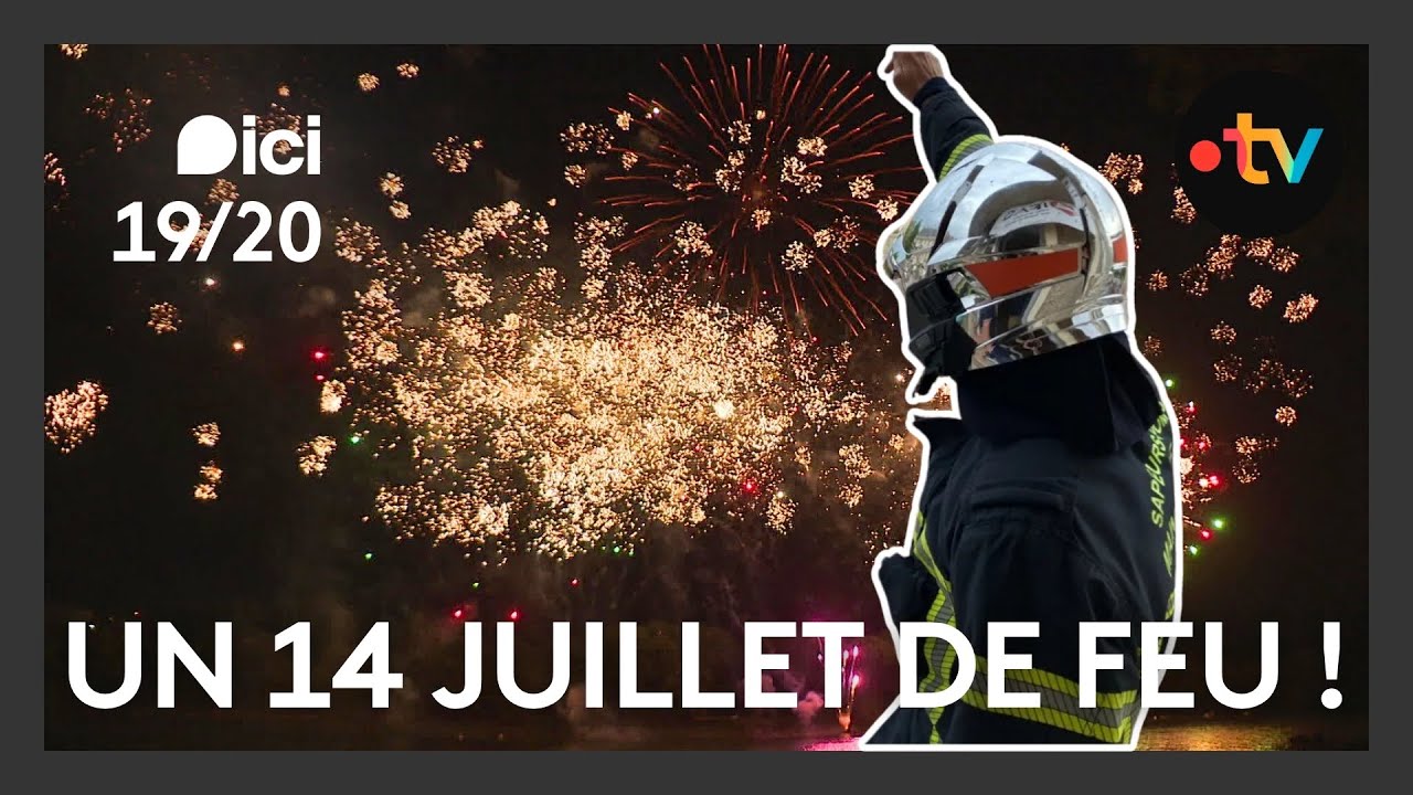 Entre feu d'artifice et bal des pompiers, Angers à la fête pour le 14 juillet