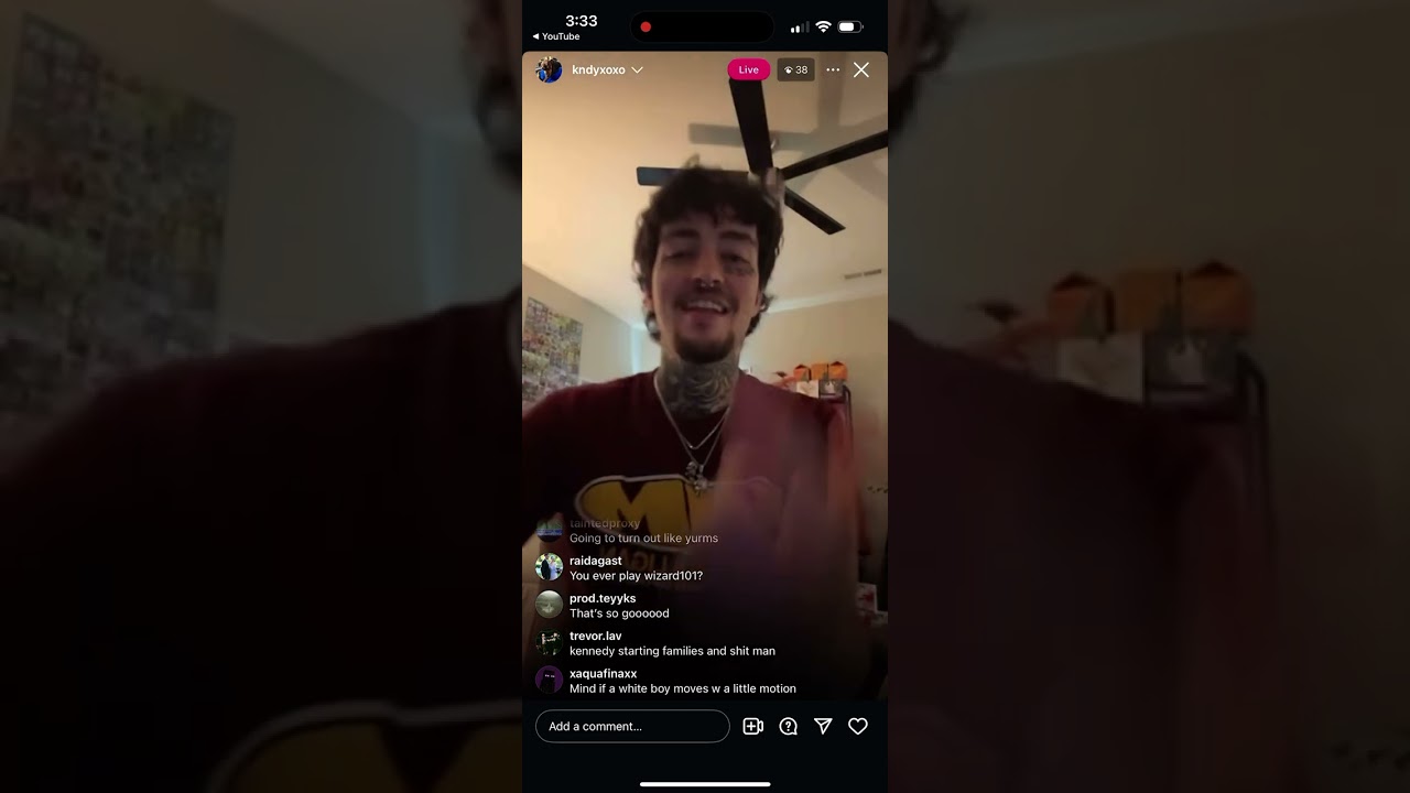 kennedyxoxo instagram live - last friday night & beauty and a beat (remix)