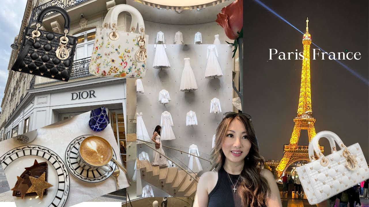 Paris Dior Montaigne Luxury Shopping Vlog I Dior Restaurant I Full Store Tour I Paris Shopping Vlog