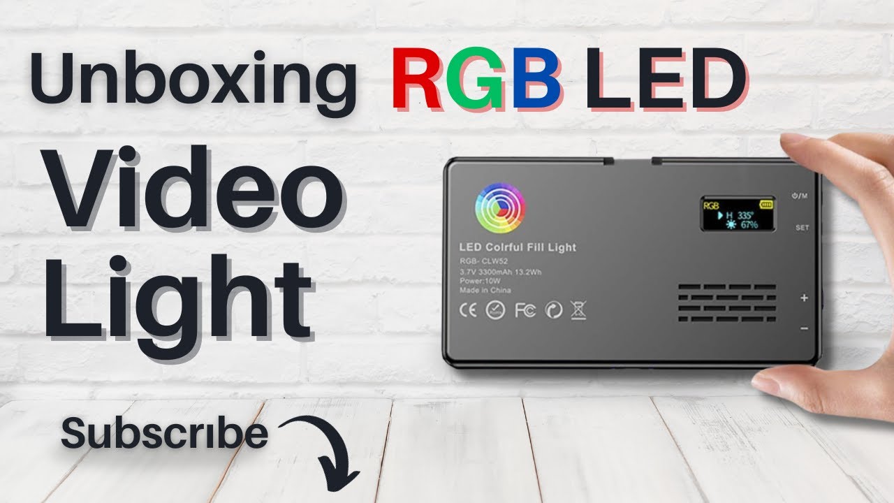Unboxing the Magic! RGB LED Video Light from Shopee | Illuminate Your Creativity! 🌈✨