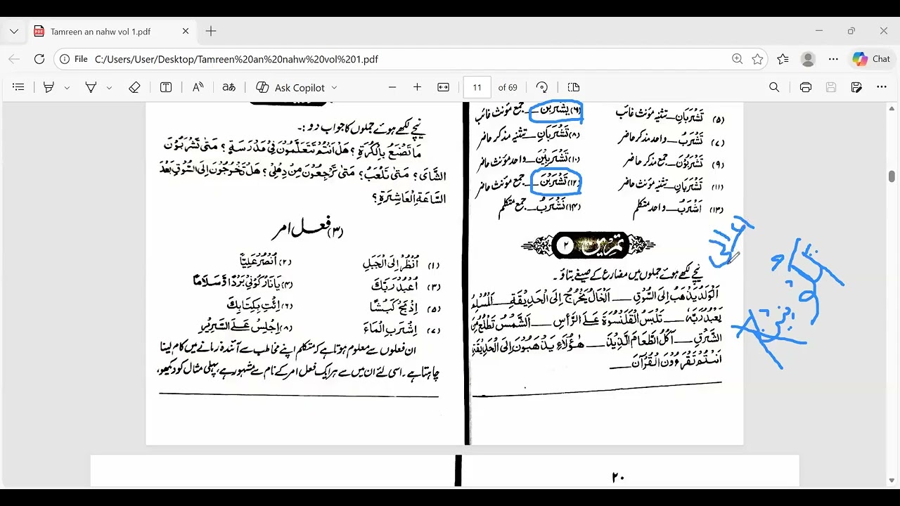 Tamreen un Nahw L-14