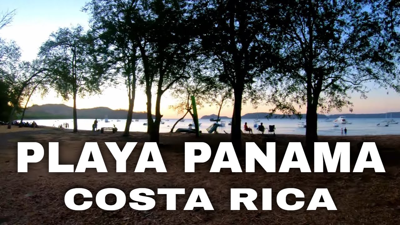 [4K] Tour PLAYA PANAMA // Relaxing Beach in Costa Rica [#tourism]