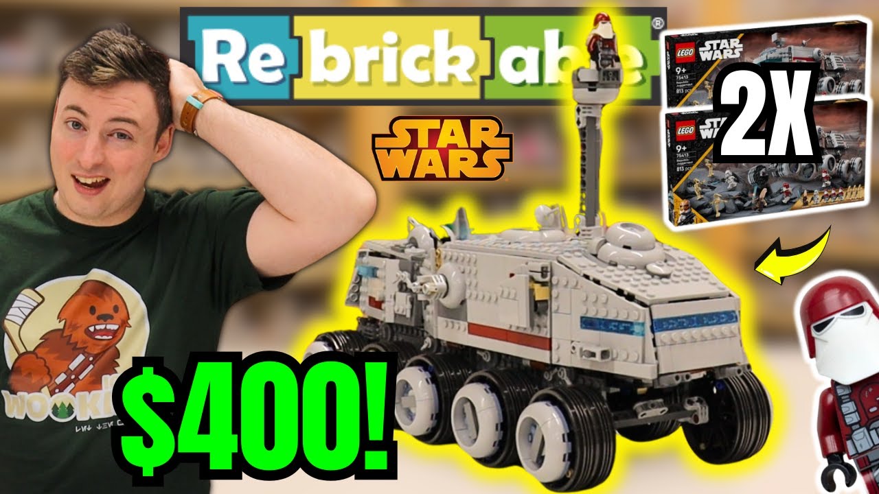 Объединяем 2 LEGO Republic Juggernauts в ГИГАНТСКИЙ Lego Star Wars Turbo Tank!