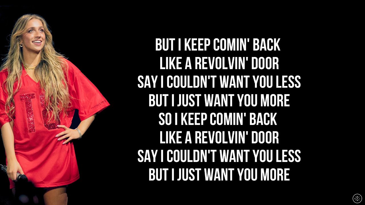 TATE MCRAE - REVOLVING DOOR (Lyrics)