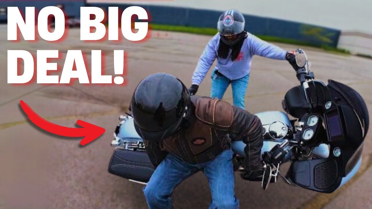 Falls CAN'T STOP US! Slow Speed Motorcycle Training