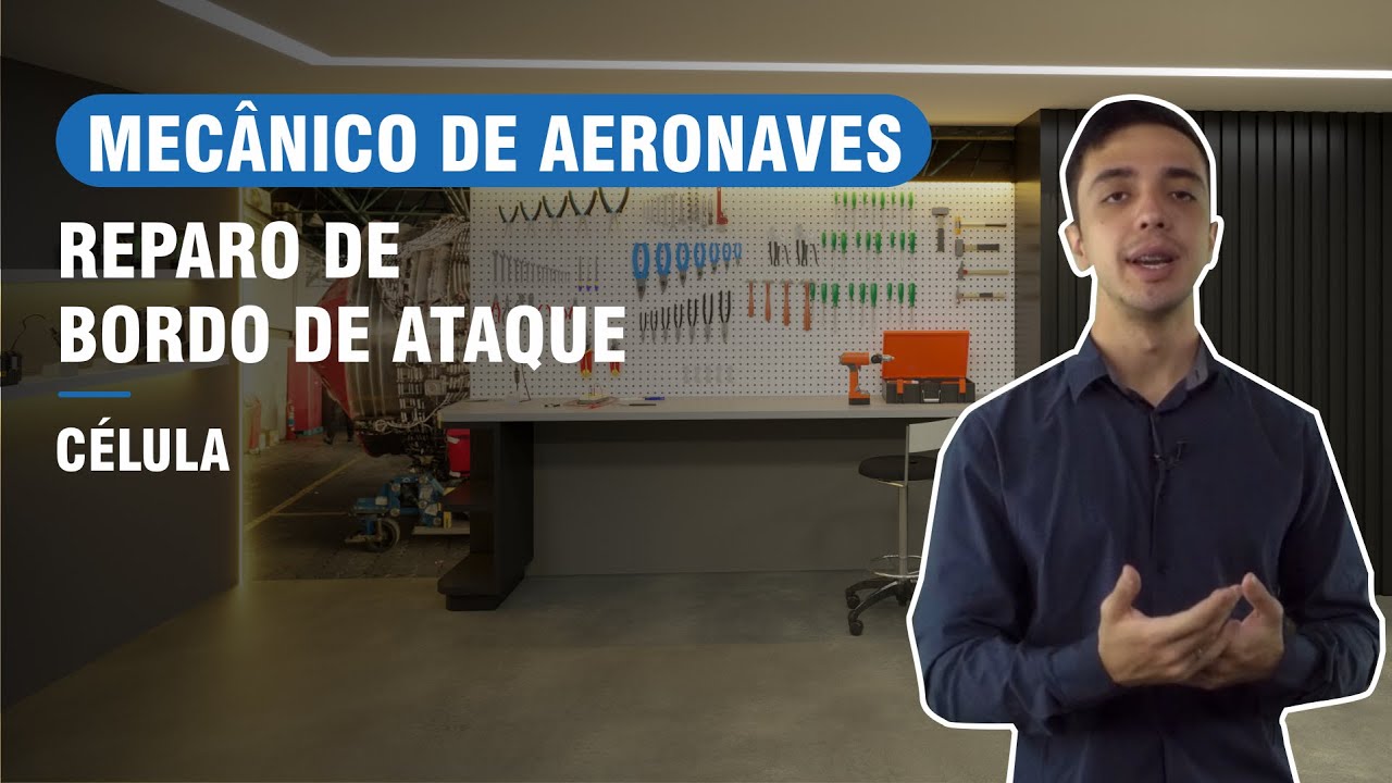 REPARO DE BORDO DE ATAQUE - CURSO DE MECÂNICO DE AERONAVES (CÉLULA)