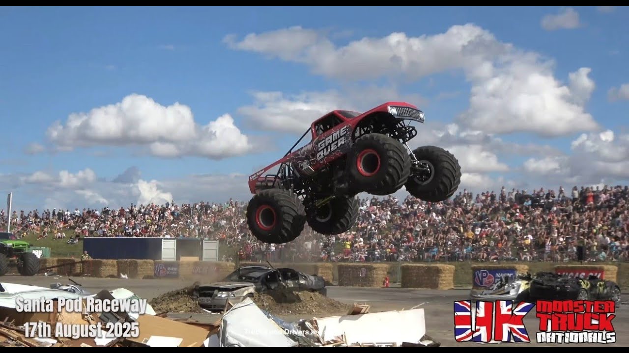 Join us for the 2025 UK Monster Truck Nationals. 17th August 2025 Santa Pod Raceway