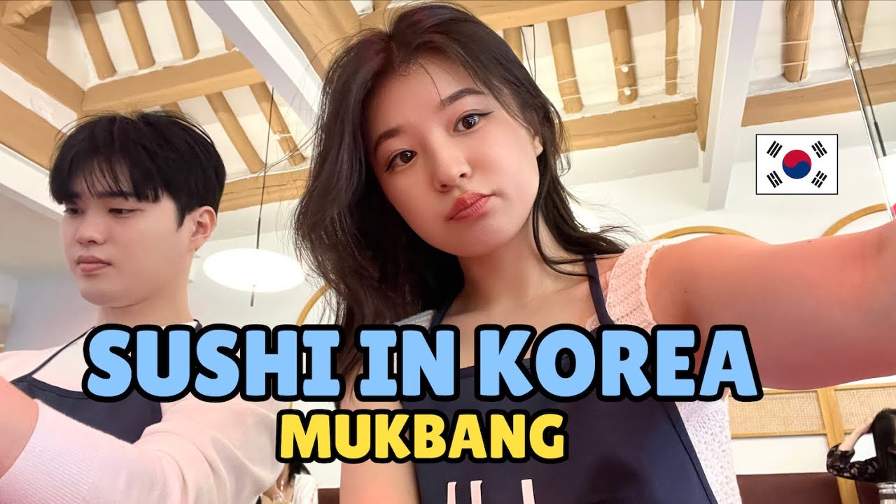 Едим суши КАЖДЫЙ ДЕНЬ в Корее | Vlog MUKBANG