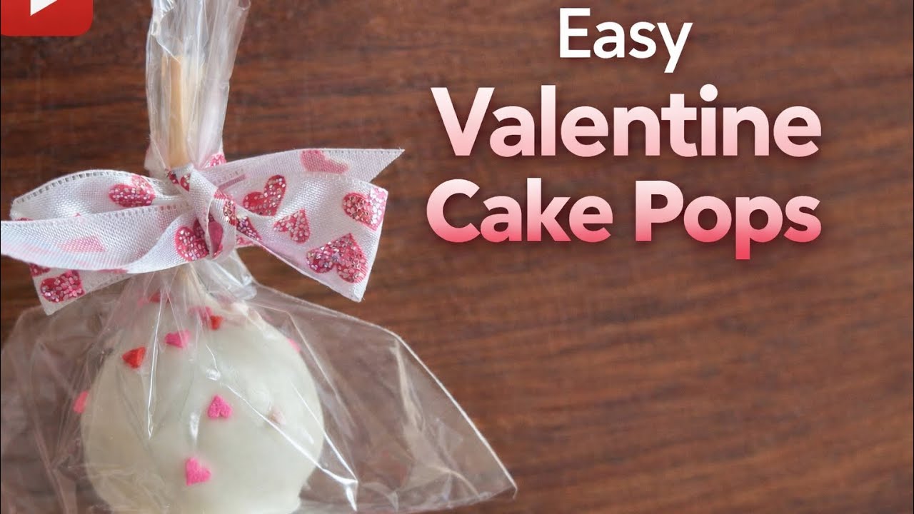 Valentine Mini Cake Pops | Valentines Day Ideas | Holiday Sweet Treat | Homemade