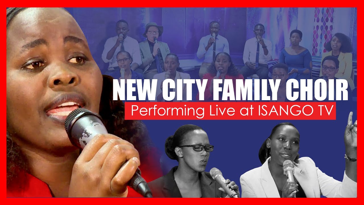 NEW CITY FAMILY CHOIR perfoming live at ISANGO TV - Rebroadcasted.