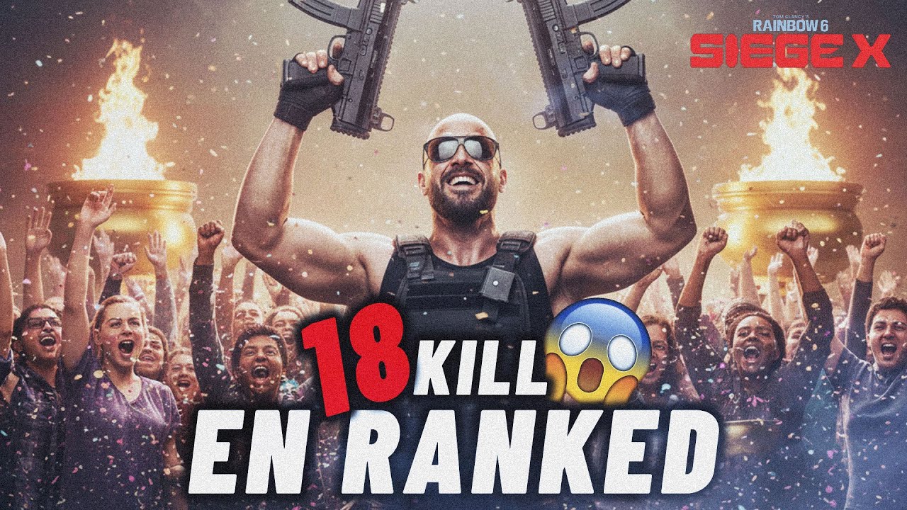 18 KILLS EN RANKED sur RAINBOW SIX SIEGE X 😱 (Game INCROYABLE)