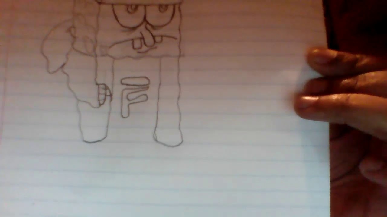 Drawing Hypebeast Spongebob!!!!!