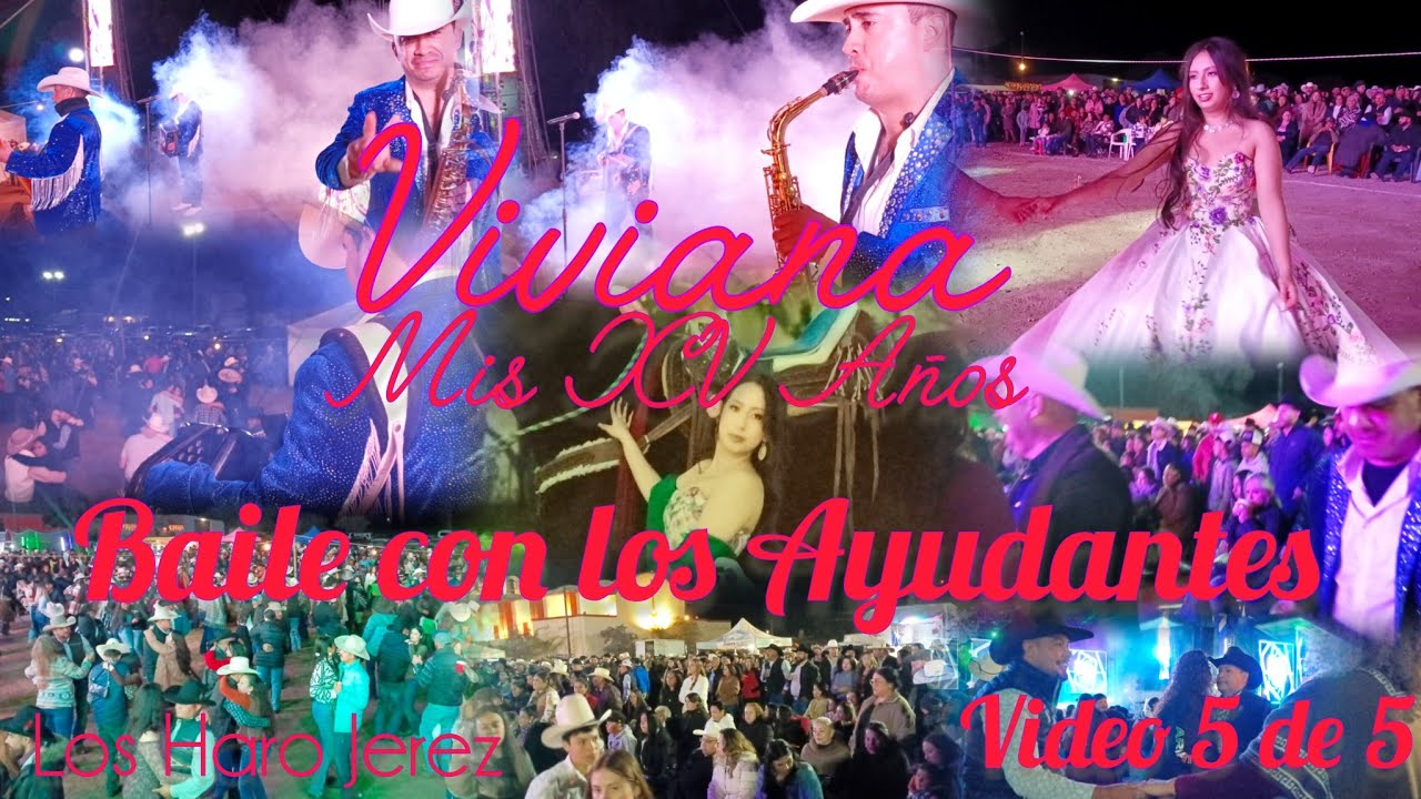 28/12/25 Baile con Los Ayudantes de Huacasco en los XV Años de Viviana en Los Haro Jerez y fiesta 