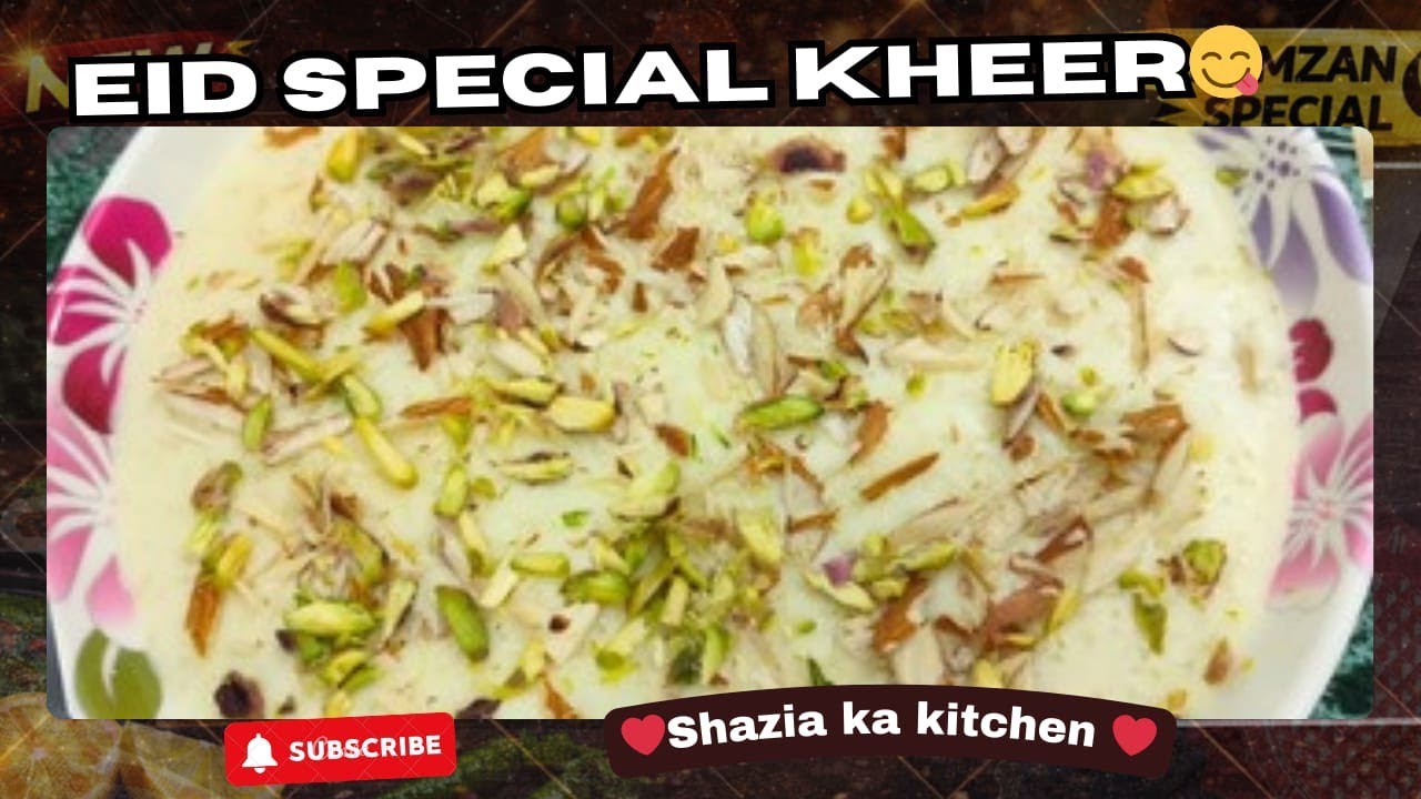 Eid Special Kheer Recipe 😋 | Creamy Rice Kheer | Easy Homemade Dessert