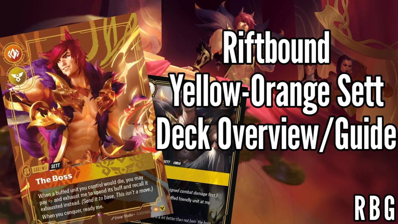 Riftbound TCG: Yellow-Orange Sett Overview/Strategy Guide