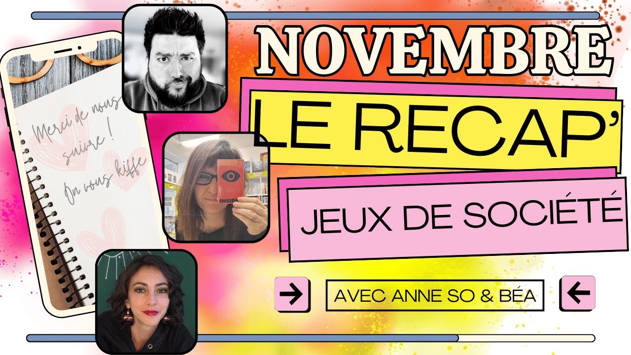 Le Récap' de NOVEMBRE 2023 ET 2024 !
