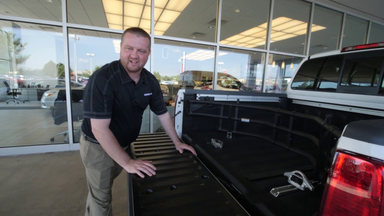 How to use Nissan's Utili-Track cargo system with Pete at Anderson Nissan in Rockford, IL