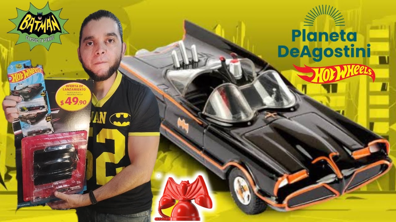 Unboxing Batimóvil 🦇 Tv Series Hot Wheels y Fasciculo 1 planeta de Agostini