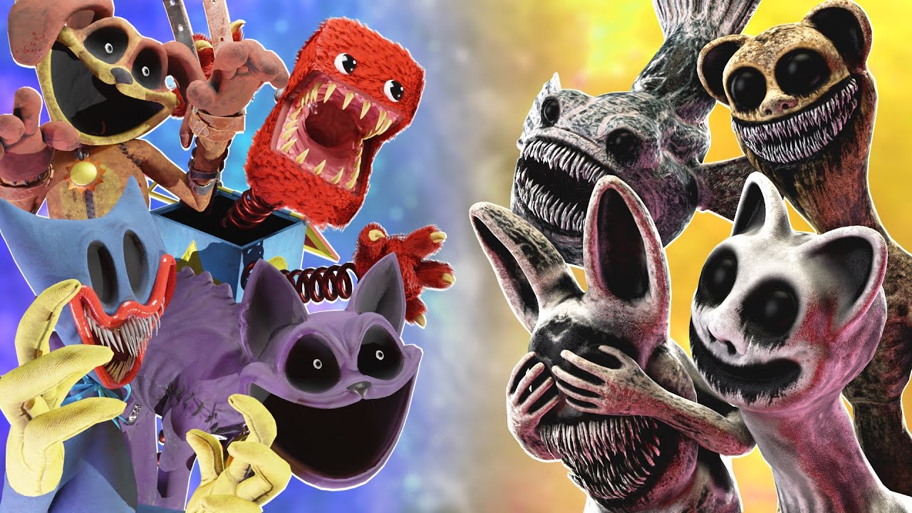 [SFM FNaF] Zoonomaly Monsters vs Poppy Playtime Chapter 3