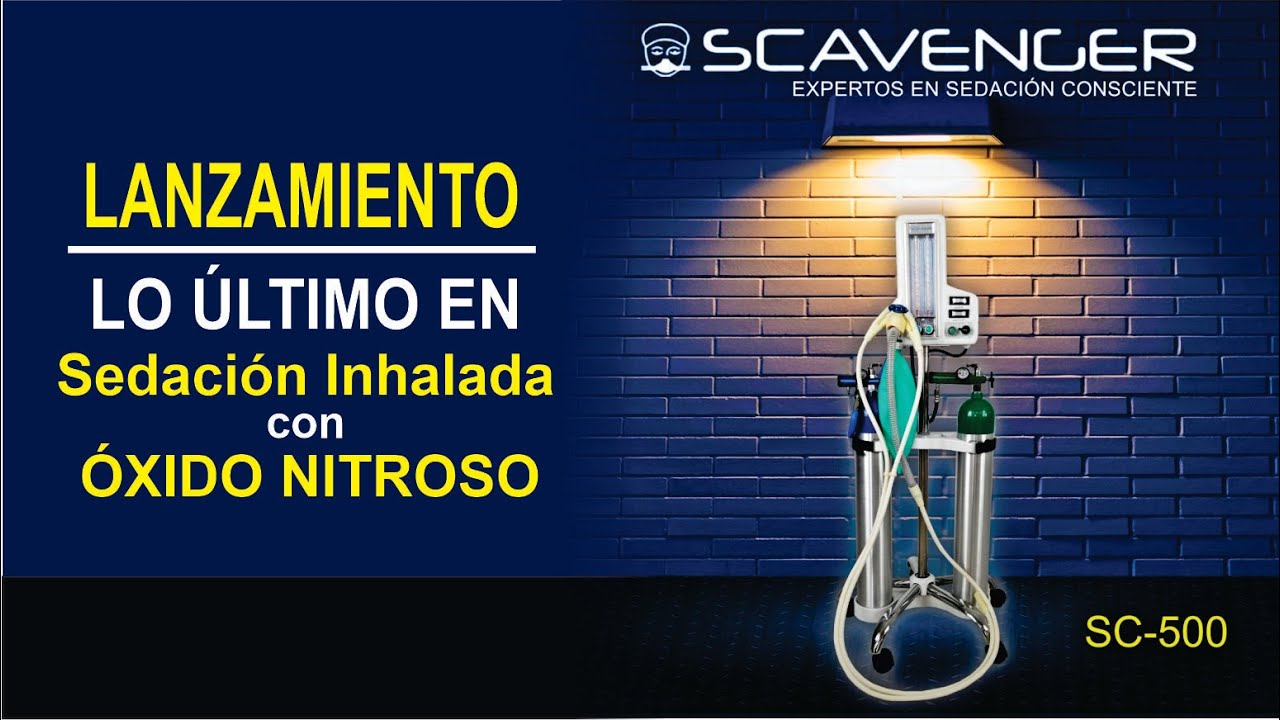 Lanzamiento SC500 Sedación Consciente Inhalada con Oxido Nitroso - Scavenger