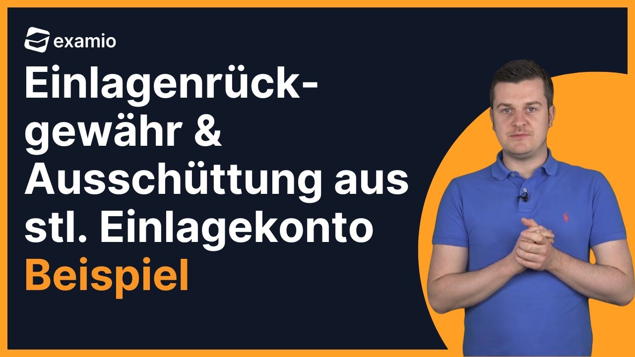 Einlagenrückgewähr & Ausschüttungen aus stl. Einlagekonto