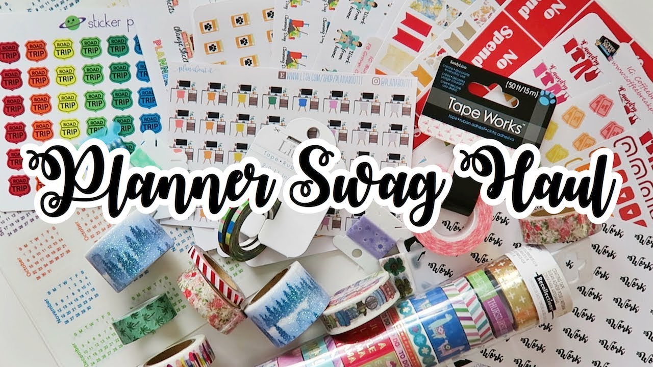 Planner Swag Haul