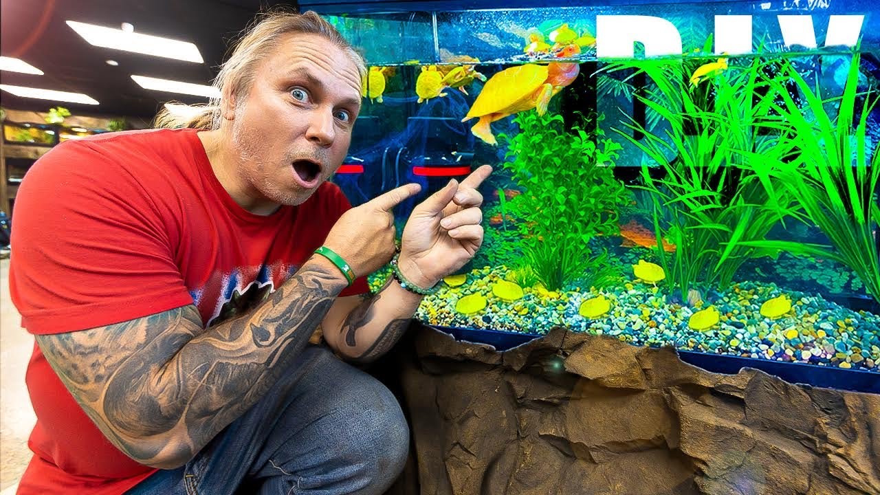 DIY ALBINO TURTLE TANK BUILD!! | BRIAN BARCZYK