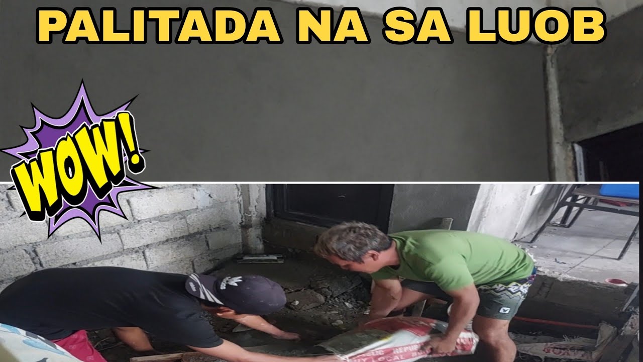 START NA ANG PALITADA SA LUOB NG DREAM HOUSE 