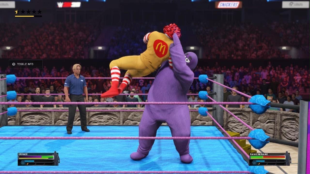 Ronald McDonald VS Grimace!