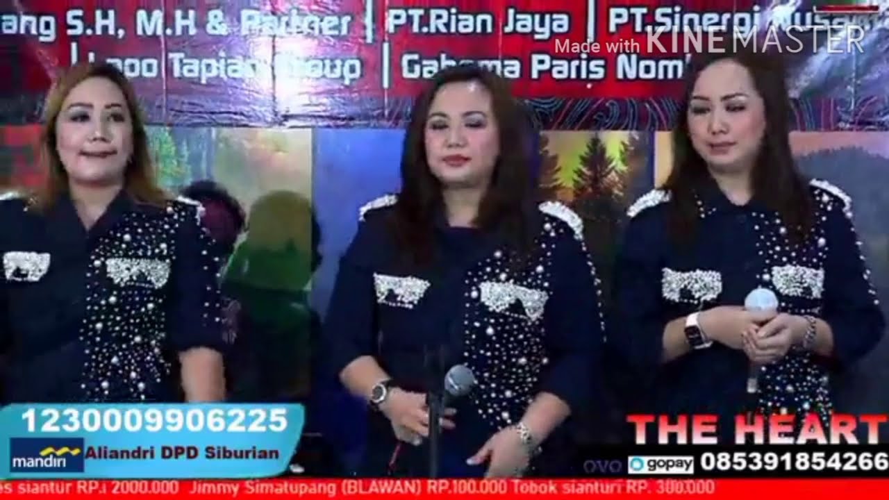 HELA NAHUTODO SIMATUPANG SISTER(The heart) LIVE