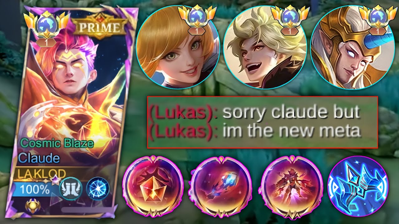 TOP GLOBAL CLAUDE VS NEW META HEROES! (WHEN MASTERY MEET META)