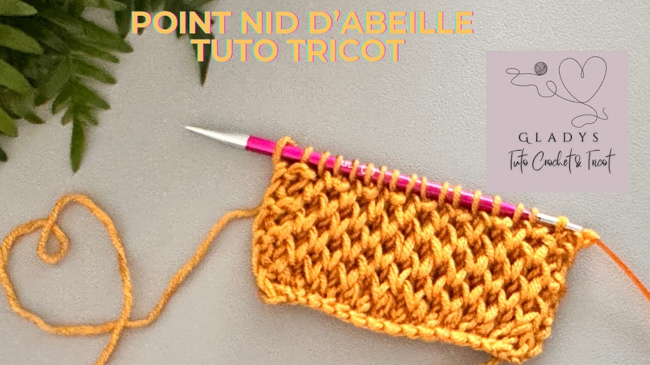 TUTO TRICOT - POINT NID D'ABEILLE - Le faire mais également corriger une erreur 😉