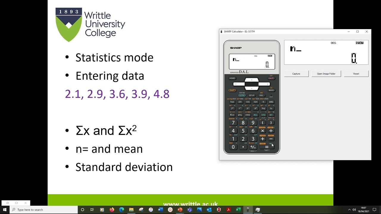 WUC How To SHARP EL 531 TH   Prof Skills 2021