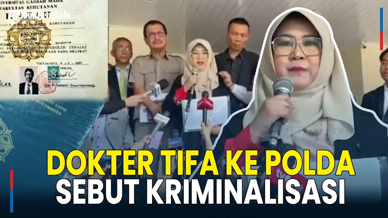 Dokter Tifa Bawa Tiga Saksi Ahli ke Polda Metro, Sebut Kasus Ijazah Jokowi Sebagai Kriminalisasi