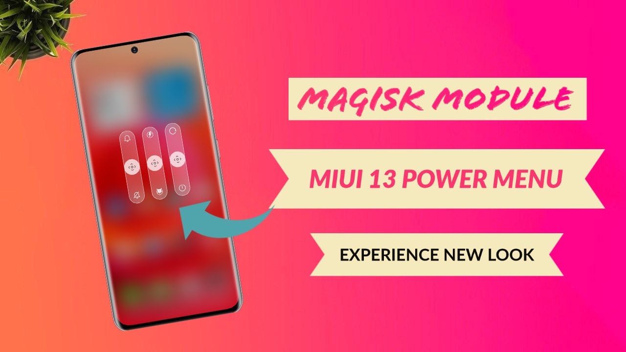Magisk Module - MIUI 13 Power Menu Magisk Module for your Xiaomi Device | Experience New Look 😱❤️🔥