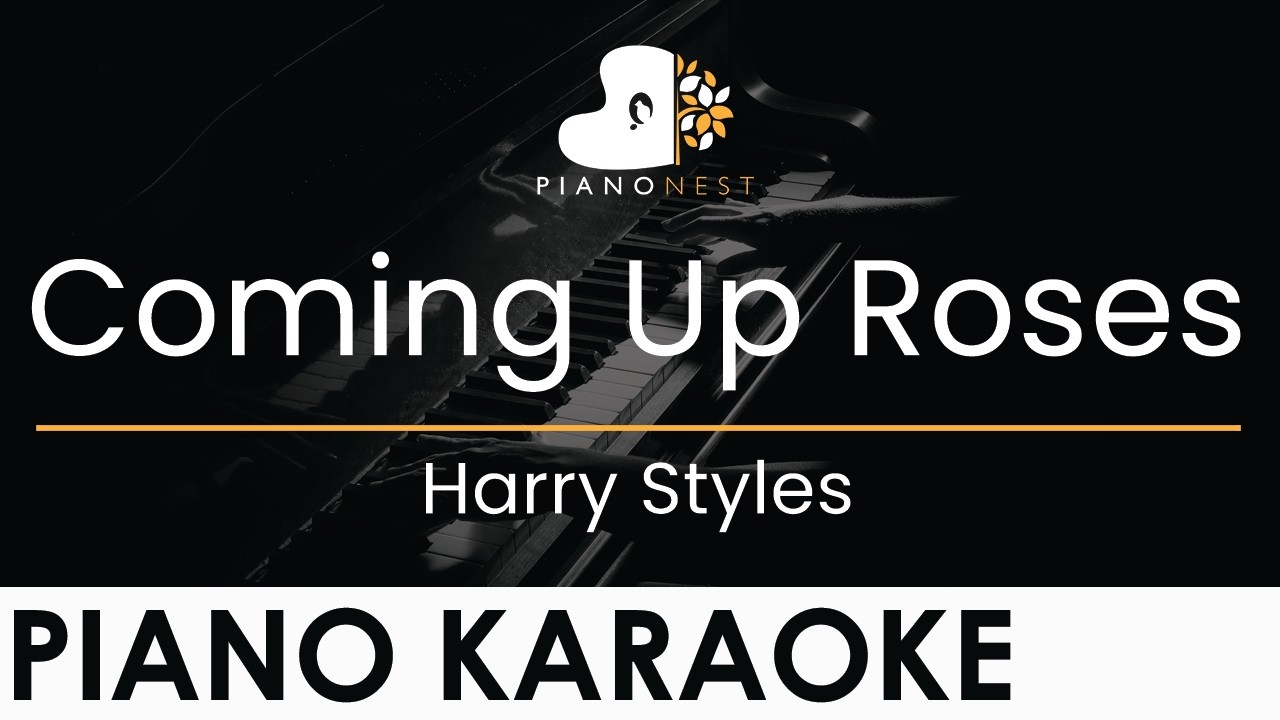 Harry Styles - Coming Up Roses - Piano Karaoke Instrumental Cover with Lyrics