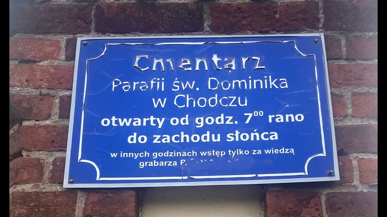 Taphophile at a Roman Catholic parish cemetery & Catacombs in Chodecz, Poland. Cmentarz Katolicki