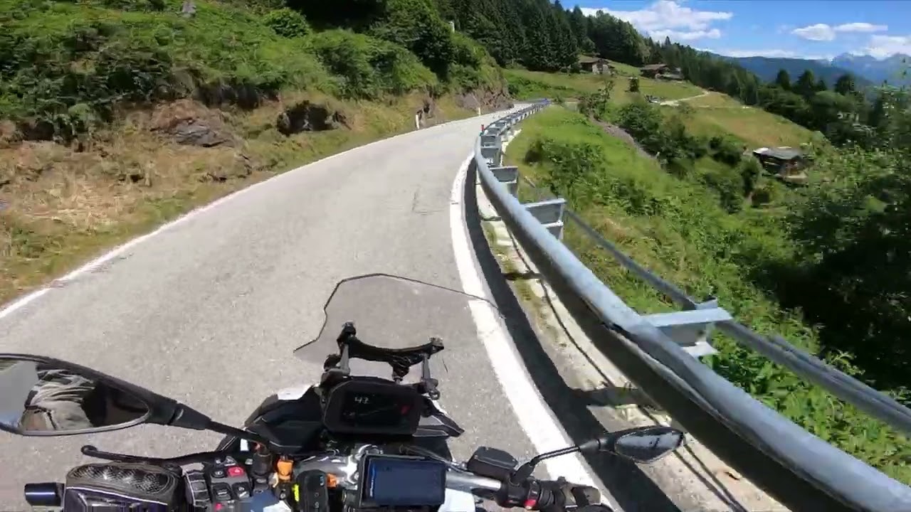 Brocon Pass (Passo Del Brocon) von Süd nach Nord